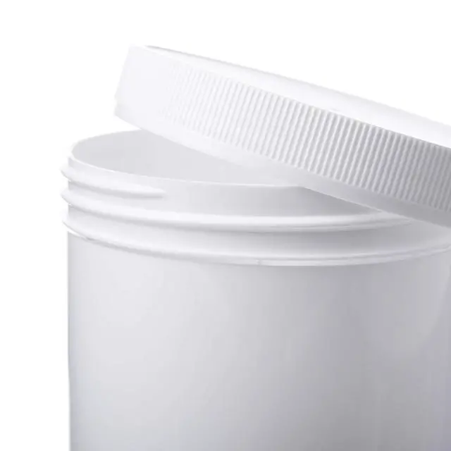 Alt view image 3 of 6 - Wide-Mouth Jar with Cap, 16 oz, White, 70 Piece