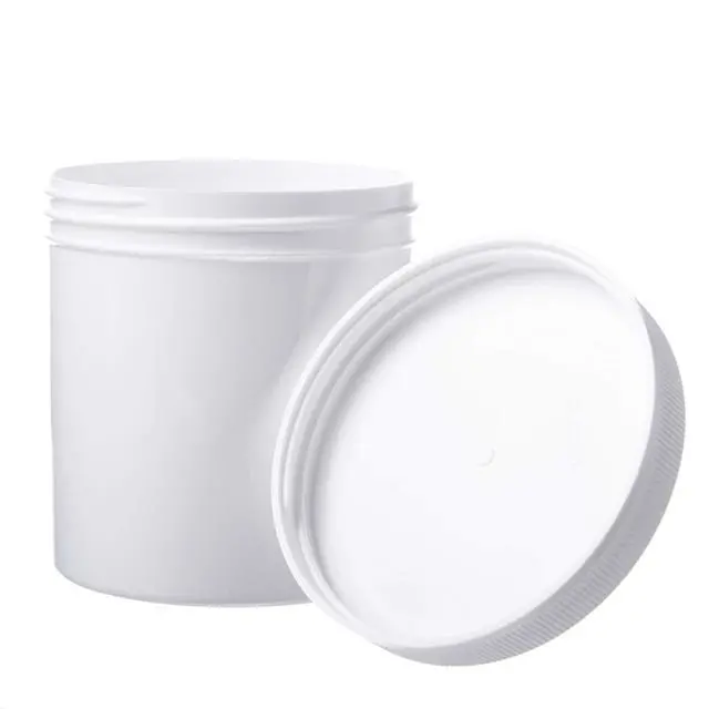 Alt view image 4 of 6 - Wide-Mouth Jar with Cap, 16 oz, White, 70 Piece