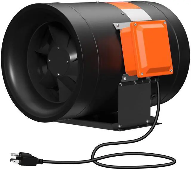 Main image of 14 Inch Inline Duct Fan, 2450 CFM Duct Fan Constant Speed - Ventilation Exhaust Fan for Heating Cooling Booster, Grow Tents, Hydroponics, NSK/SKF bearings, ETL Listed