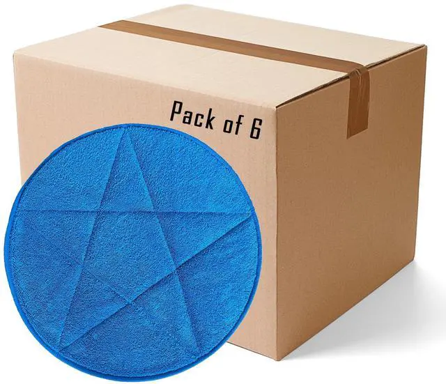 Main image of All-Star Microfiber Carpet Bonnets | 21" Blue - 6 Pack