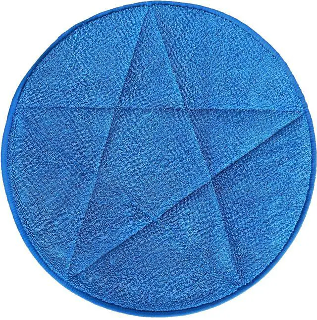 Alt view image 2 of 6 - All-Star Microfiber Carpet Bonnets | 21" Blue - 6 Pack