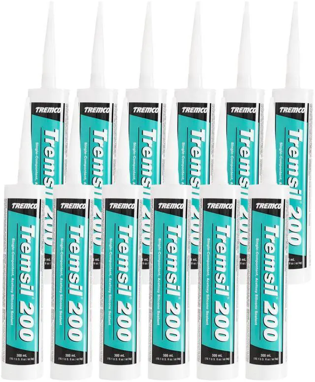 Main image of TremPro 644 RV Silicone - White - Black - Clear - Aluminum - 300ML Cartridge - 12 Tubes (Clear)
