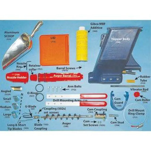 Alt view image 4 of 4 - Quickpoint Mortar Gun Drill Adaptor - Perfect For tuckpointing, brick work, stone work, thin brick, grouting, crack repair, and glass block