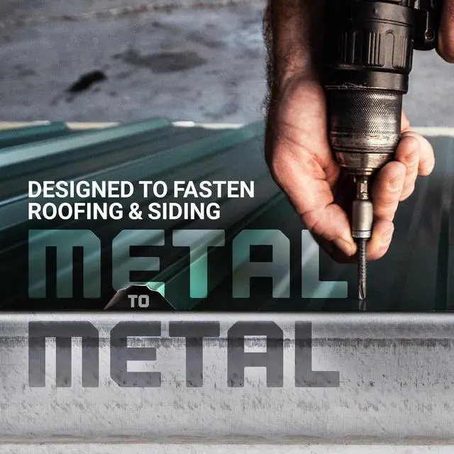 Alt view image 2 of 6 - ST Fastening ZXL Tapping Steelbinder Metal to Metal #17 x 1 Galvanized Screws with EPDM Rubber Washer, 250-Count - Designed for Roofing and Siding Panels