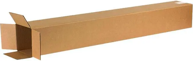 Main image of 6x6x48 Corrugated Cardboard Boxes, 6"L x 6"W x 48"H, Pack of 25 | Shipping, Packaging, Moving, Storage Box for Business, Strong Wholesale Bulk Boxes 6x6x48 6648
