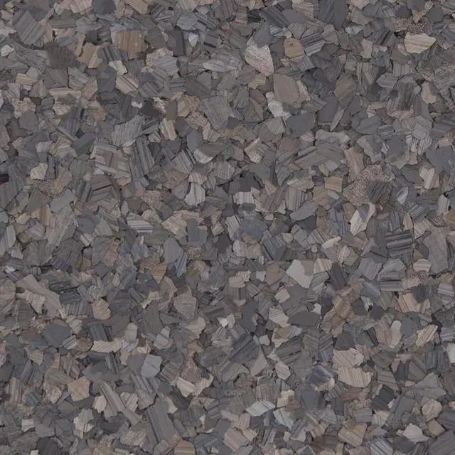Main image of 40 lb Box Decorative Chip Stone Flakes for Epoxy Floor Coating Protection/Enhancement for All Surfaces - for Garages, Basements, & More (Dolerite)