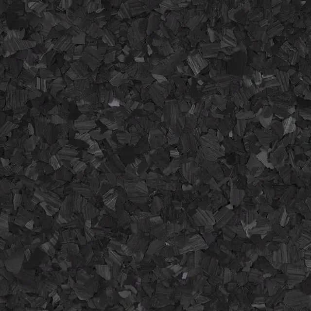 Main image of 40 lb Box Decorative Chip Stone Flakes for Epoxy Floor Coating Protection/Enhancement for All Surfaces - for Garages, Basements, & More (Carbon)