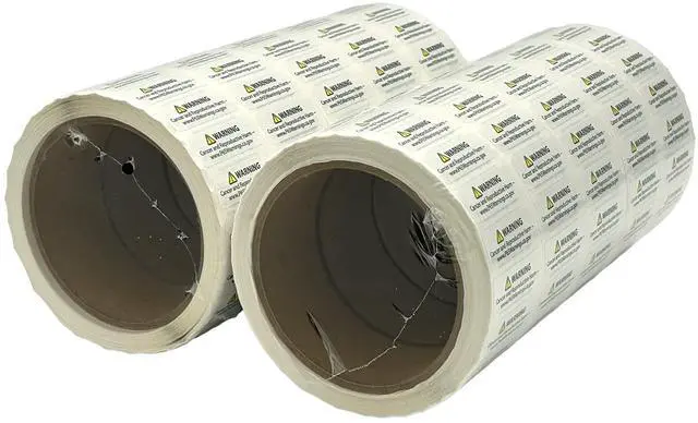 Main image of Proposition 65 Truncated Warning Labels, 0.5 Inch by 1.5 Inch | 10,000 Count