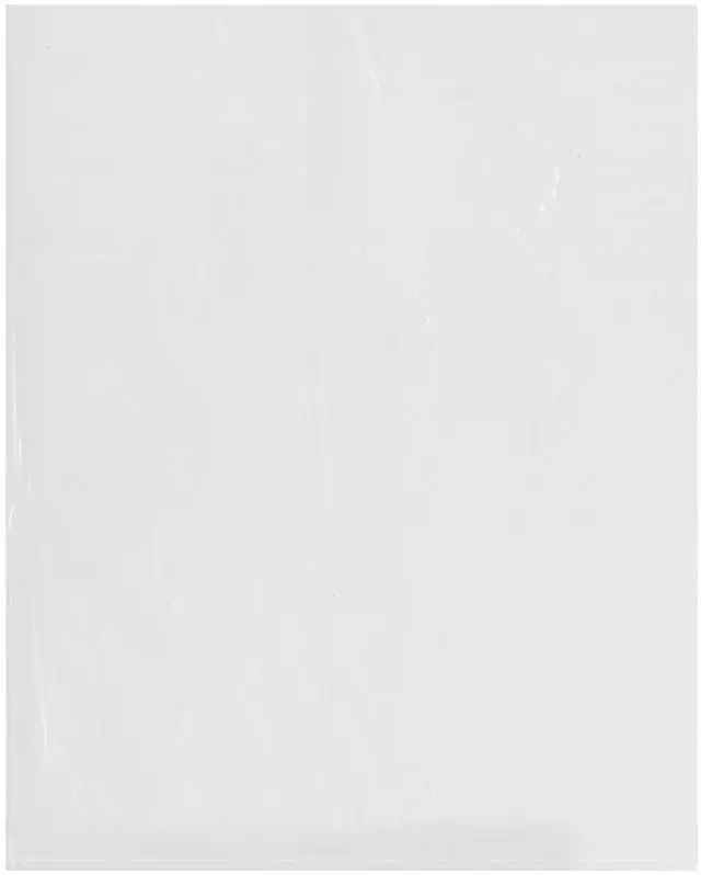 Main image of 16" x 20" (Case of 1,000), 2 Mil Flat Open Clear Plastic Poly Bags