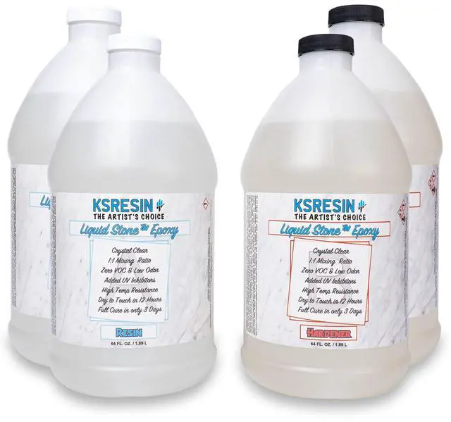 Main image of Liquid Stone Clear Countertop Epoxy Resin Coating - 2 Gallon Kit
