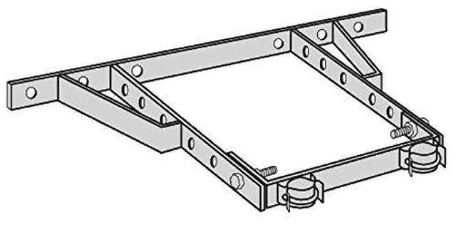 Main image of HB25BG 0" - 24" House Bracket Assembly - Adjustable