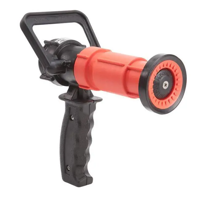 Alt view image 4 of 6 - Heavy Duty Plastic 1 1/2 inch High Flow Pistol Grip Fire Nozzle (NH)