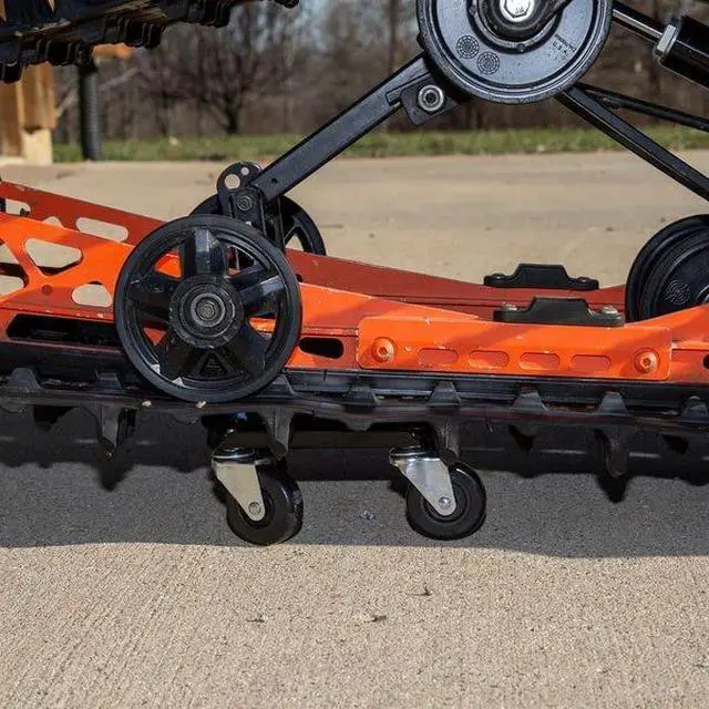 Alt view image 3 of 6 - Three-Piece Snowmobile Dolly Set, Drivable Up to 5 MPH, 1,500 lb. Capacity, Steel