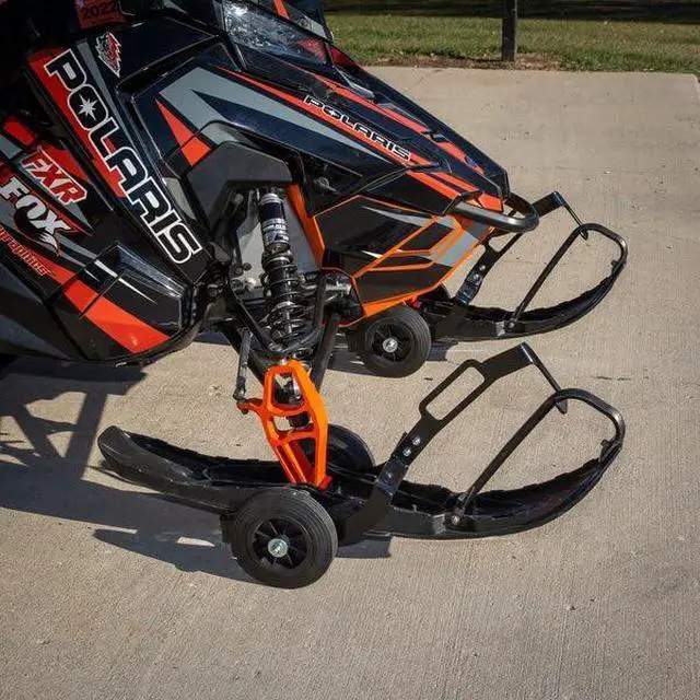 Alt view image 4 of 6 - Three-Piece Snowmobile Dolly Set, Drivable Up to 5 MPH, 1,500 lb. Capacity, Steel