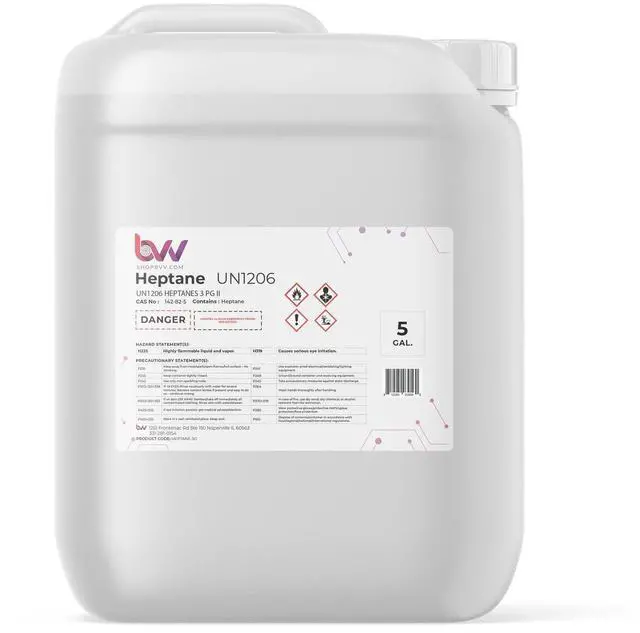 Main image of BVV Heptane 99% Lab Grade-5 Gallon