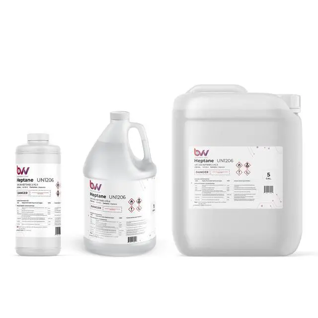 Alt view image 2 of 6 - BVV Heptane 99% Lab Grade-5 Gallon