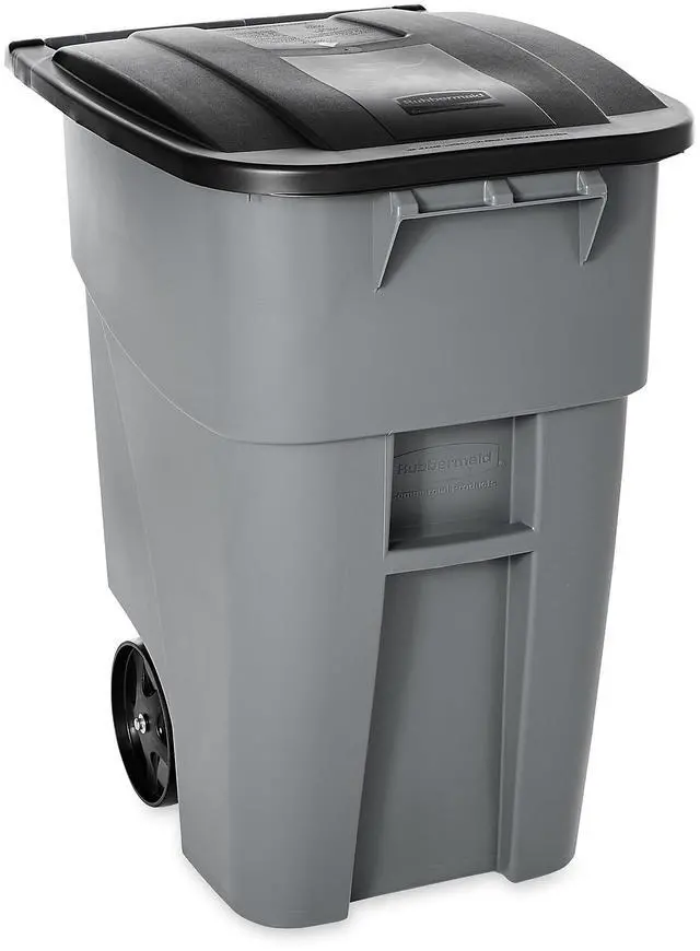 Main image of Commercial Products Inc. 50 Gallon Brute Rollout Cont Gray