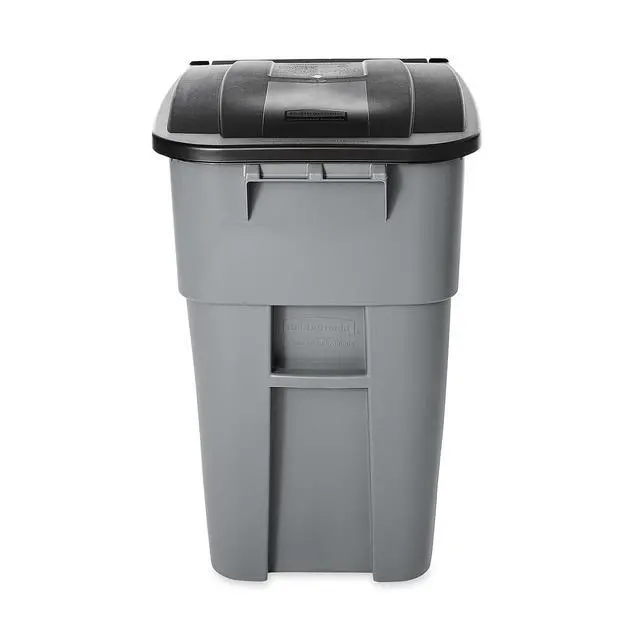 Alt view image 2 of 6 - Commercial Products Inc. 50 Gallon Brute Rollout Cont Gray