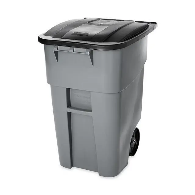 Alt view image 3 of 6 - Commercial Products Inc. 50 Gallon Brute Rollout Cont Gray