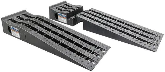 Main image of Detachable Removable Poly Black Car Ramp Set with 3.6 Tons Load Rating