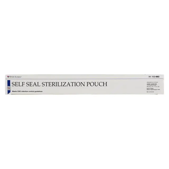 Alt view image 5 of 5 - Self-Sealing Sterilization Pouches, Latex-Free, Built in Color Change Guide 10.5 in x 17 in 100/Bx, 6 Boxes, 600 Count