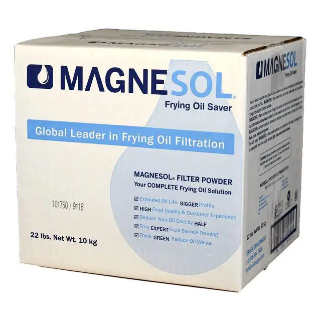 Alt view image 2 of 6 - Fryer Filter Powder, 2 x 22 lb, Deep Fryer Oil Filtration, Extends Oil Life, Variable Sizes, Manual Operation