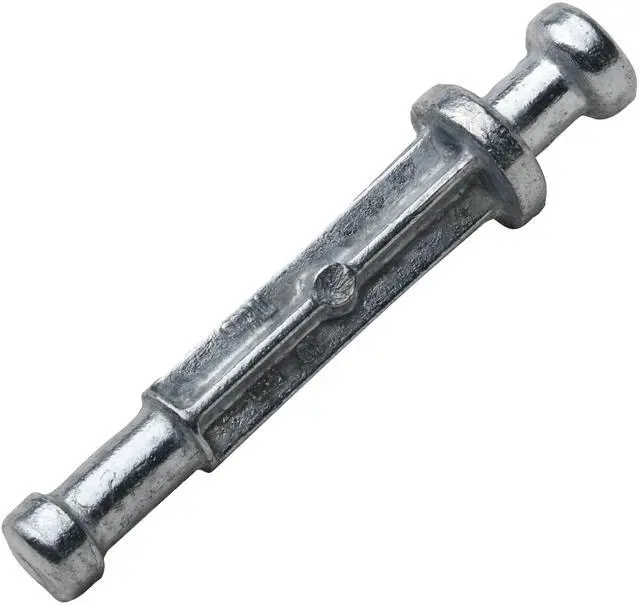 Main image of 2500 Pack System 6 Double-Ended Dowel for Back to Back 3/4" (19mm) Panel Sharing Applications, 3/16" (5mm) Double Ended Push-in, Cam Lock Connectors for Furniture Cam Lock Fasteners, Zinc, R015