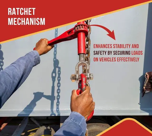 Alt view image 4 of 6 - (4 Pack) Ratchet Speciality Binder, Jaw-Jaw 10" Barrel, 13,000 lbs WLL