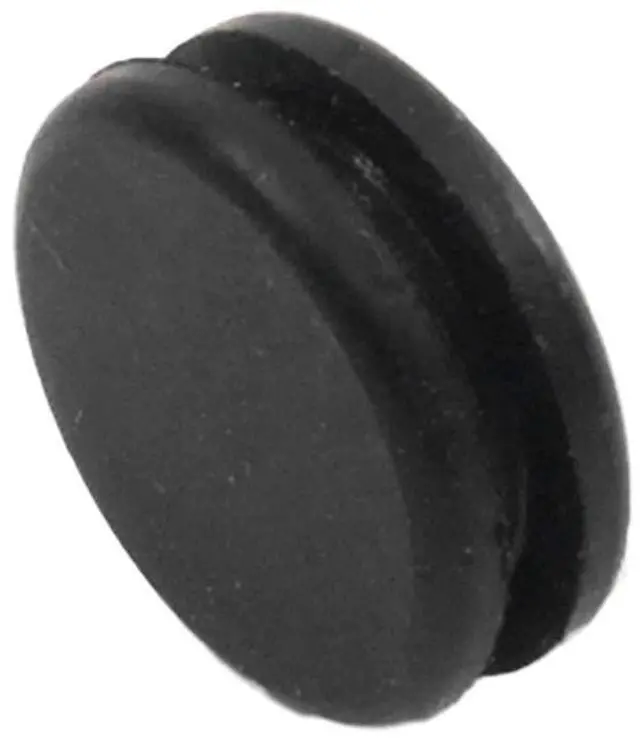 Main image of Rubber Flush Plug Grommet Without Hole - Fits 3/8" Hole in 1/16" Thick Panel (500)