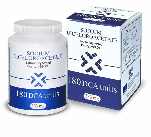Main image of DCA - Sodium Dichloroacetate 333mg - Purity >99.9%, Made in Europe, by, Certificate of Analysis Included, Tested in a Certified Laboratory, 180 Units