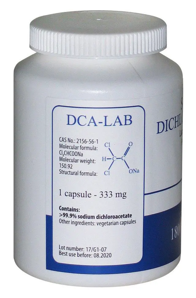Alt view image 6 of 6 - DCA - Sodium Dichloroacetate 333mg - Purity >99.9%, Made in Europe, by, Certificate of Analysis Included, Tested in a Certified Laboratory, 180 Units