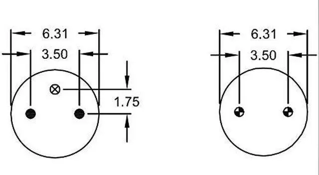 Alt view image 4 of 6 - 2 pack of Double Convoluted Air Spring Bag (Replaces Firestone 6905, W01-358-6905, Hendrickson S-5270, S-3518, C-5270, C-3518) (2 x TR6905)