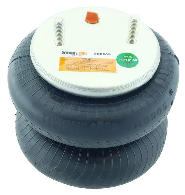 Alt view image 5 of 6 - 2 pack of Double Convoluted Air Spring Bag (Replaces Firestone 6905, W01-358-6905, Hendrickson S-5270, S-3518, C-5270, C-3518) (2 x TR6905)