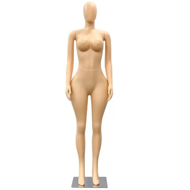 Alt view image 3 of 6 - Brazilian Style Female Mannequin Full Body Display Dress Form for Clothing, Retail Store & Photography Natural Skin Tone