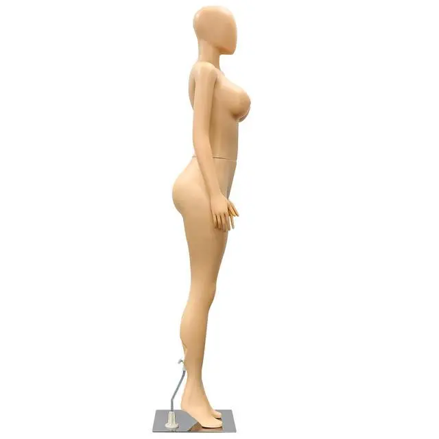 Alt view image 5 of 6 - Brazilian Style Female Mannequin Full Body Display Dress Form for Clothing, Retail Store & Photography Natural Skin Tone