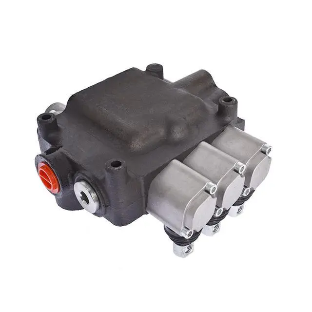 Alt view image 6 of 6 - ALL-CARB Hydraulic Valve 3 Spool Hydraulic Directional Control Valve Double Acting Control Valve 21GPM 3625PSI SAE Ports