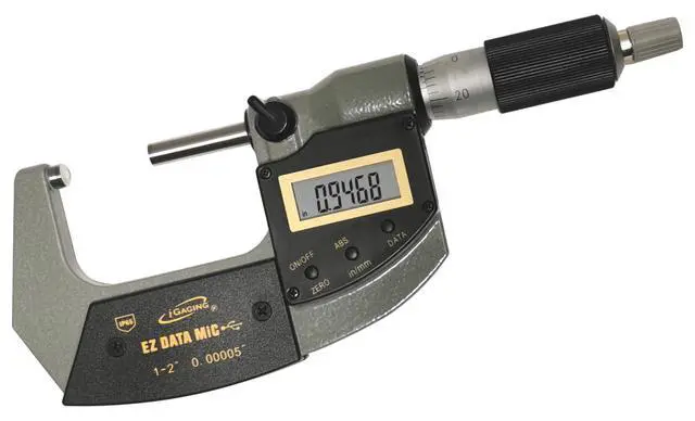 Alt view image 6 of 6 - 0-3"/0-70mm Twin Force Friction and Ratchet Movement Digital Micrometer, IP65 Protective Rate, 3 Pieces Set, 35-065-U33
