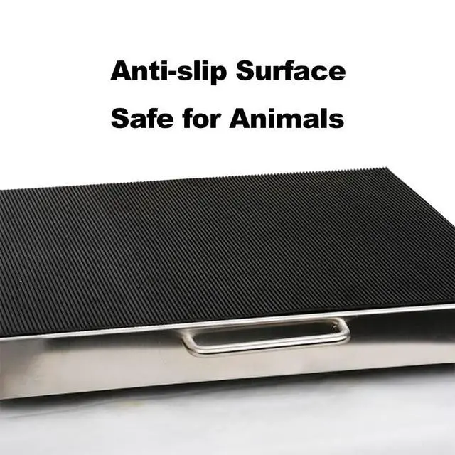 Alt view image 5 of 6 - 700lbs Vet Animal Scale/Livestock Scale, Digital Weighing Equipment for Small to Medium Sized Animals Calf/Goat/Sheep/Pigs/Dogs/Cat or Pets (38"x20"x2")