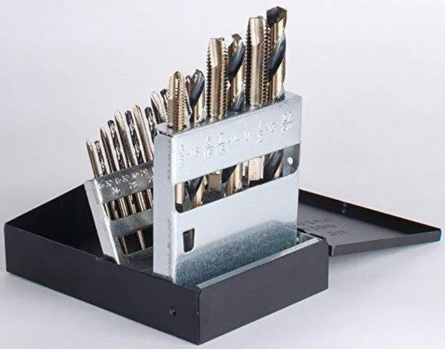 Alt view image 5 of 5 - Viking Drill and Tool by 57580 SP-18TD Type 20-UB Spiral Point Plug Style Magnum Super Premium Tap/Drill Set