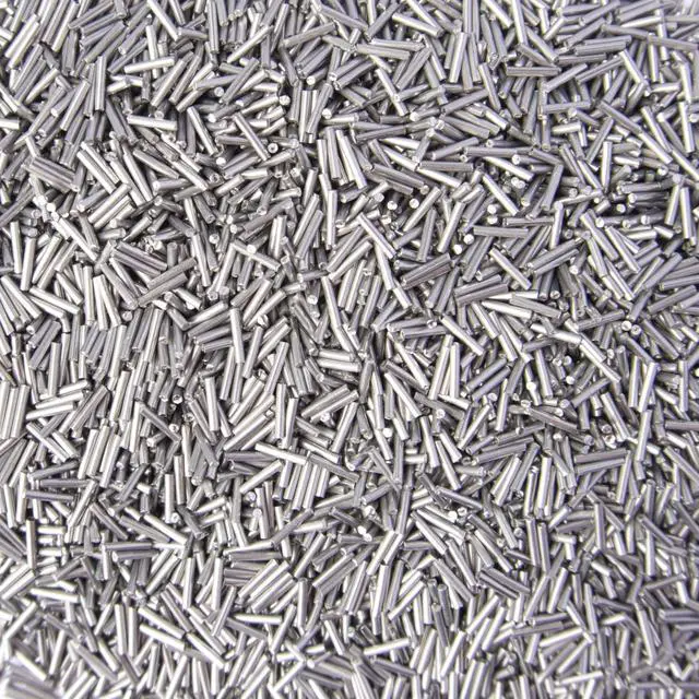 Main image of 10 LB Stainless Steel Tumbling Media Pins - 0.047" Diameter, 0.255" Length