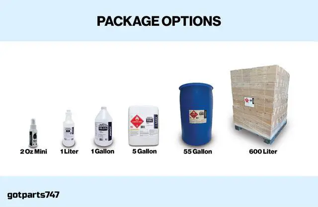 Alt view image 3 of 6 - 4 Gallons (4x1 case) Isopropyl Alcohol 99.5% - Made in USA High Purity IPA - Includes an Empty Trigger Spray Bottle