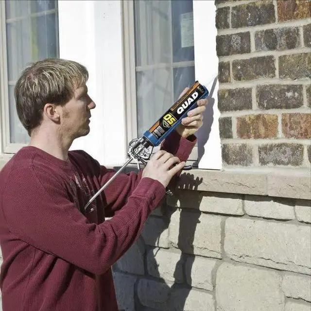 Alt view image 6 of 6 - OSI Quad Window, Door and Siding Sealant Black 003, 10 fl oz, 1, Cartridge (12 Pack)