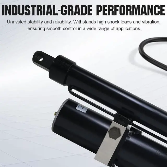 Alt view image 5 of 6 - Heavy Duty (1700 lbs/10 inch/300W) Hydraulic Linear Actuator,Waterproof IP 65, DC 12V High Force Actuator for Farm Garden Equipment Utility Vehicle Industrial Usage