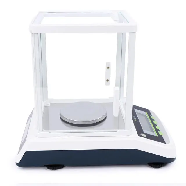 Alt view image 6 of 6 - 500g x 0.001g Analytical Balance, High Precision 1mg Digital Lab Scale, 2 LCD Screens, RS232 & USB Interface, 19 Weighing Units