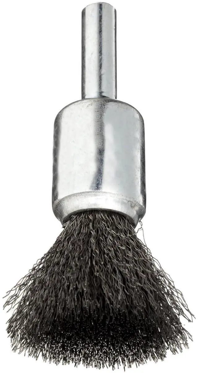 Main image of 10001 1/2" Crimped Wire End Brush,.006" Steel Fill, Made in The USA (Pack of 10)
