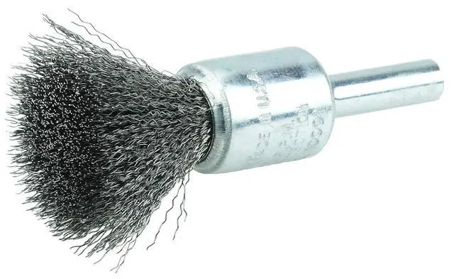 Alt view image 2 of 4 - 10001 1/2" Crimped Wire End Brush,.006" Steel Fill, Made in The USA (Pack of 10)