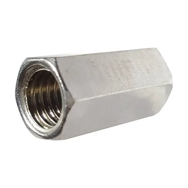 Alt view image 4 of 6 - 3/4-10 Rod Coupling Nuts, Stainless Steel 18-8, Plain Finish, Quantity 10 By