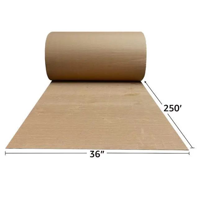 Alt view image 2 of 6 - Corrugated Wrap 36" x 250' x 1/8" Thick B Flute