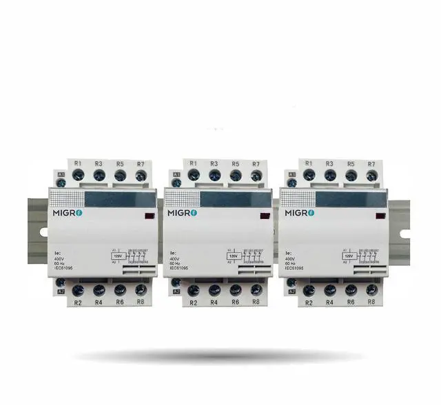 Main image of 12 Pole Contactor Normally Open Lighting Contactor 120V Coil, 4 x 3 Set 30A, 40A, 50A, 60A
