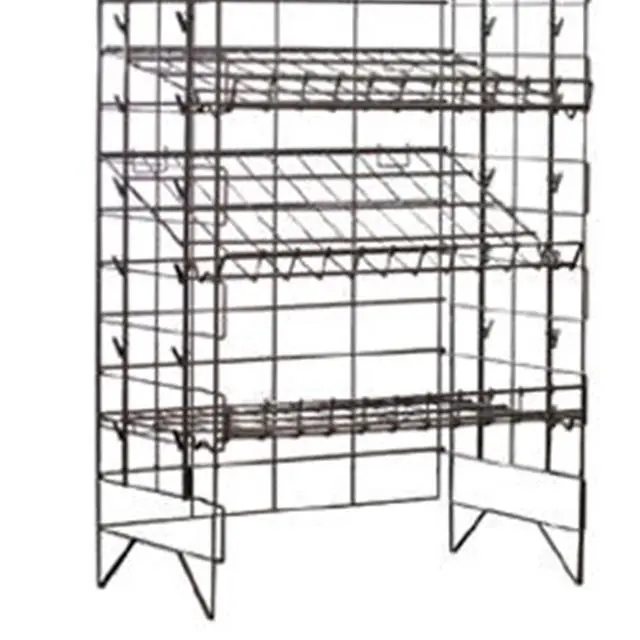 Alt view image 3 of 4 - Potato Chip Rack w/ 5 Shelves and 48 Clips